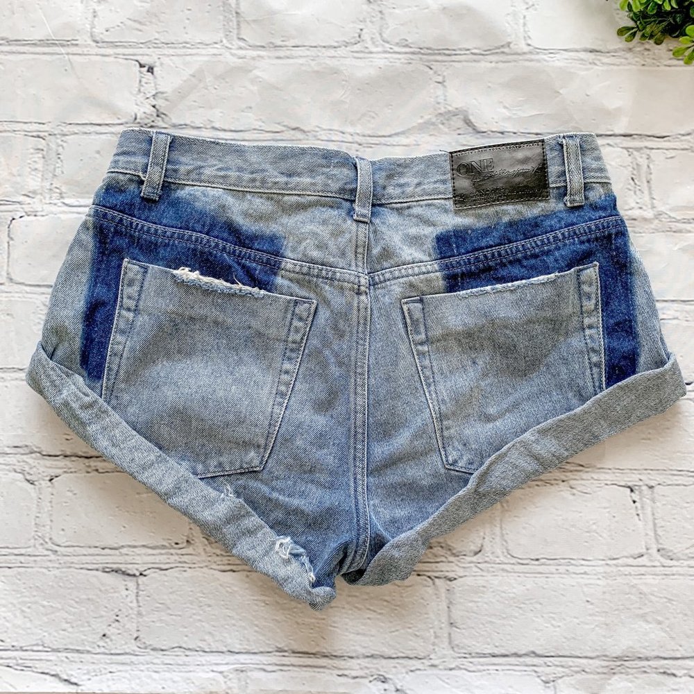 One Teaspoon Bandit Shorts Two Toned Pocket | 27